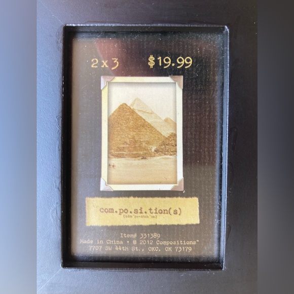 NEW Three Glass Picture Photo Frame Wood - Picture 6 of 7